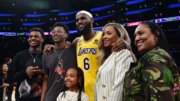 lebron james bronny james bryce james savannah james gloria james zhuri james 2-7-23